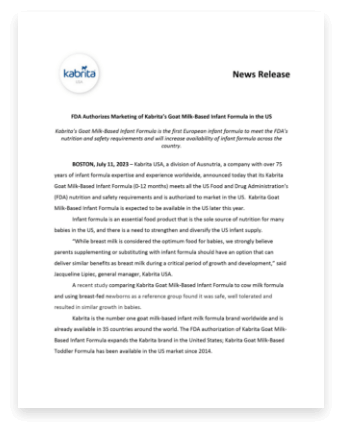thumbnail of press release